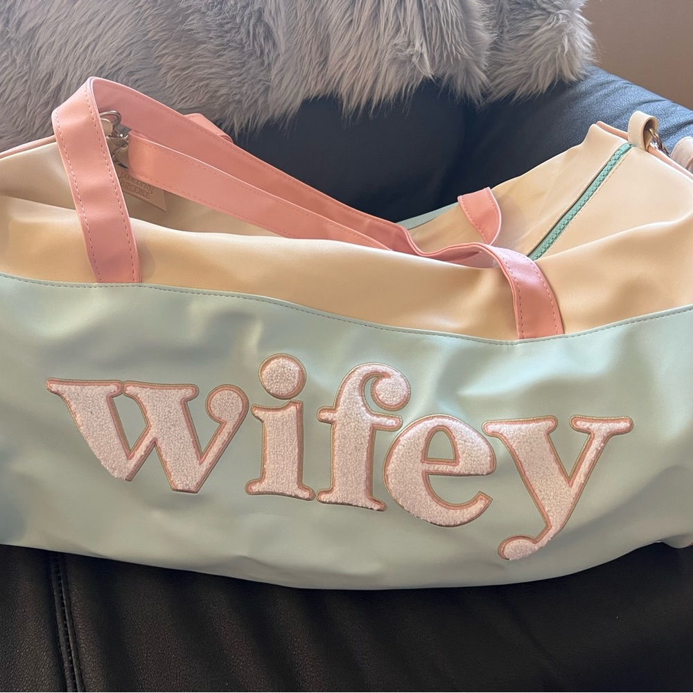 Jadelynn Brooke “Wifey” duffle bag